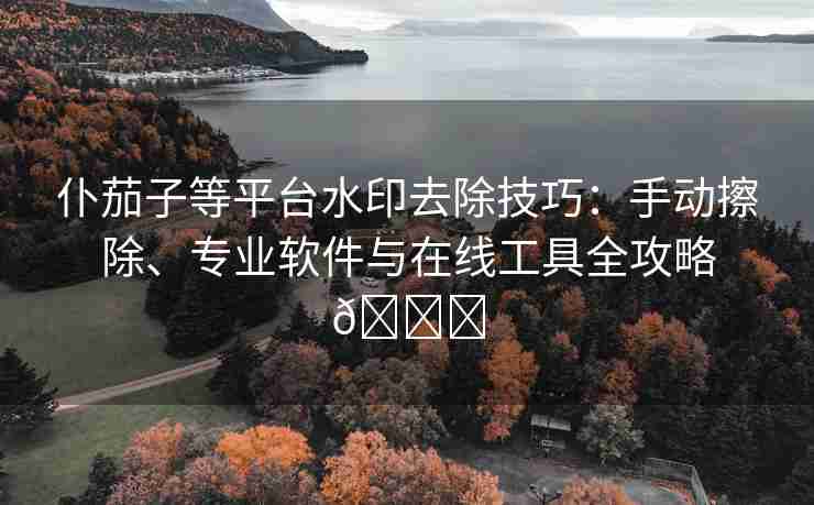 仆茄子等平台水印去除技巧：手动擦除、专业软件与在线工具全攻略🌈