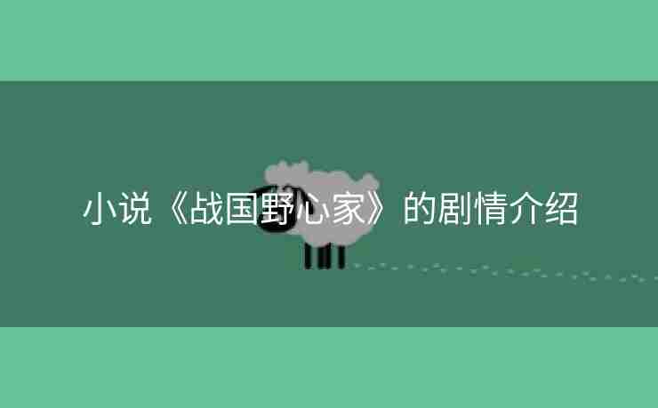 小说《战国野心家》的剧情介绍